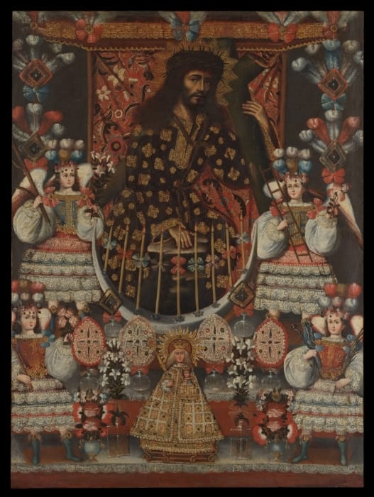 Statue painting of Christ.